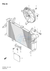 SFV650 (E21) Gladius drawing RADIATOR