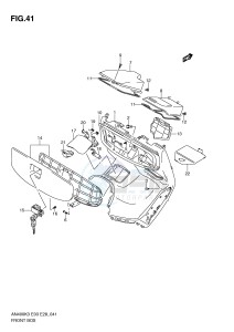 AN400 (E3-E28) Burgman drawing FRONT BOX