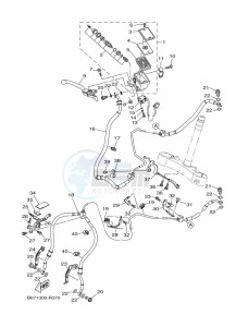 MT-10 MTN1000 (B67X) drawing FRONT MASTER CYLINDER