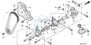 GL18009 Europe Direct - (ED / AB NAV) drawing OIL PUMP