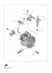 YZ250F (BSB2) drawing INTAKE 2