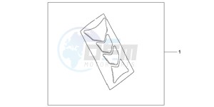 CBR1000RA9 Korea - (KO / ABS) drawing TANK PAD HRC LOGO