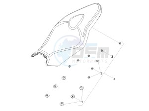 TUONO 125 4T E4 ABS (EMEA) drawing Saddle