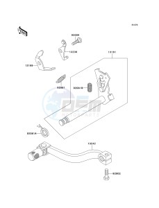 KX 60 [KX60] (B15-B19) [KX60] drawing GEAR CHANGE MECHANISM