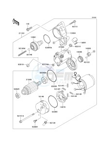 KAF 620 J [MULE 3010 TRANS4X4] (J6J-J8F) J8F drawing STARTER MOTOR