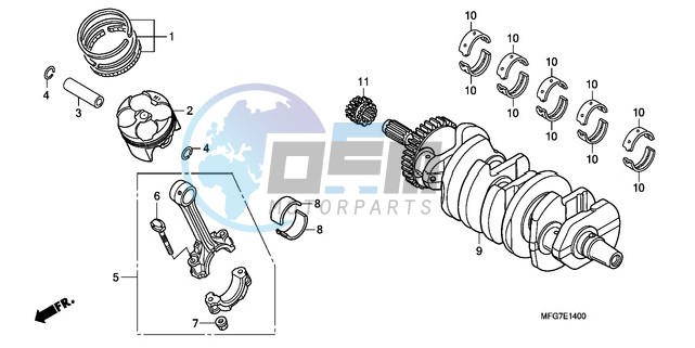 CRANKSHAFT/PISTON