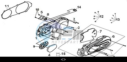 L. CRANK CASE COVER