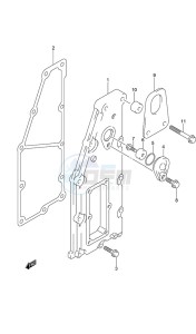 DF 175 drawing Exhaust Cover