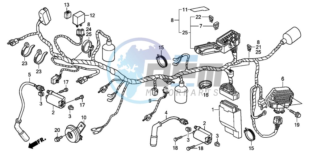 WIRE HARNESS (XL125V1/2/3/4/5/6)