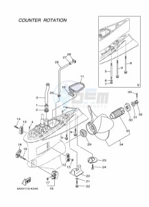 FL350AET1U drawing PROPELLER-HOUSING-AND-TRANSMISSION-4