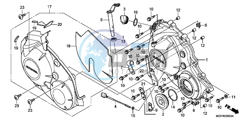 RIGHT CRANKCASE COVER