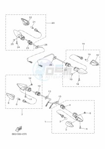 MT-125 MTN125-A (B6G2) drawing FLASHER LIGHT