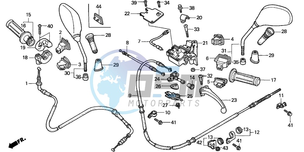 HANDLE LEVER/SWITCH/CABLE