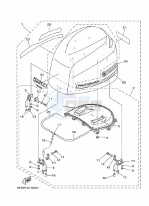 FL250GETX drawing FAIRING-UPPER