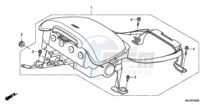 GL1800A Korea - (KO) drawing AIRBAG MODULE