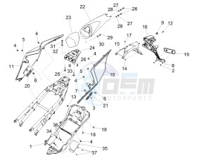 RSV4 1000 RR E4 ABS (EMEA, LATAM) drawing Rear body