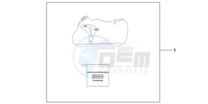 CBR1000RR9 UK - (E / MK) drawing INDOOR BODY COVER HRC