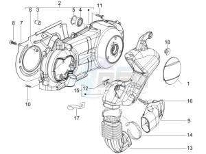 Runner 125 VX 4t Race e3 drawing Crankcase cover - Crankcase cooling