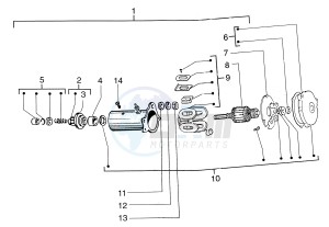 FL2 50 drawing Starter motor