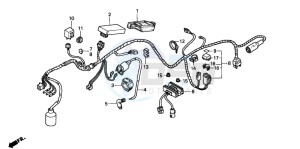 XLR125R drawing WIRE HARNESS