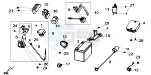 GTS 125I ABS-SNS EURO4 L7 drawing ELECTRONIC PARTS