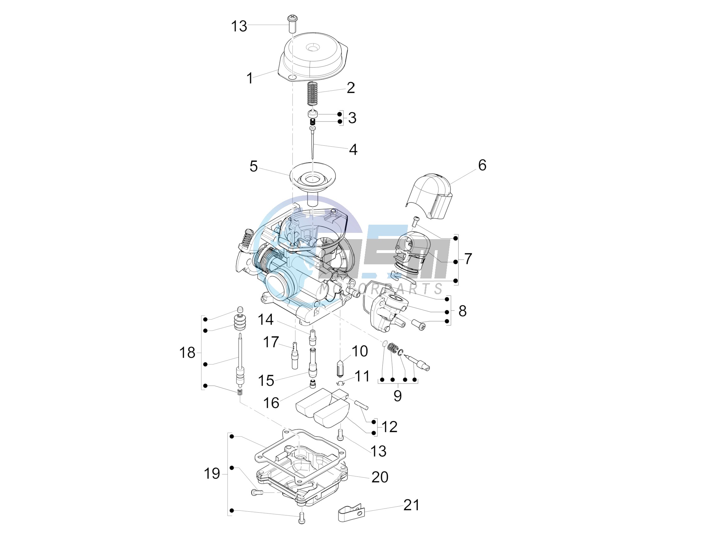 Carburetor's components