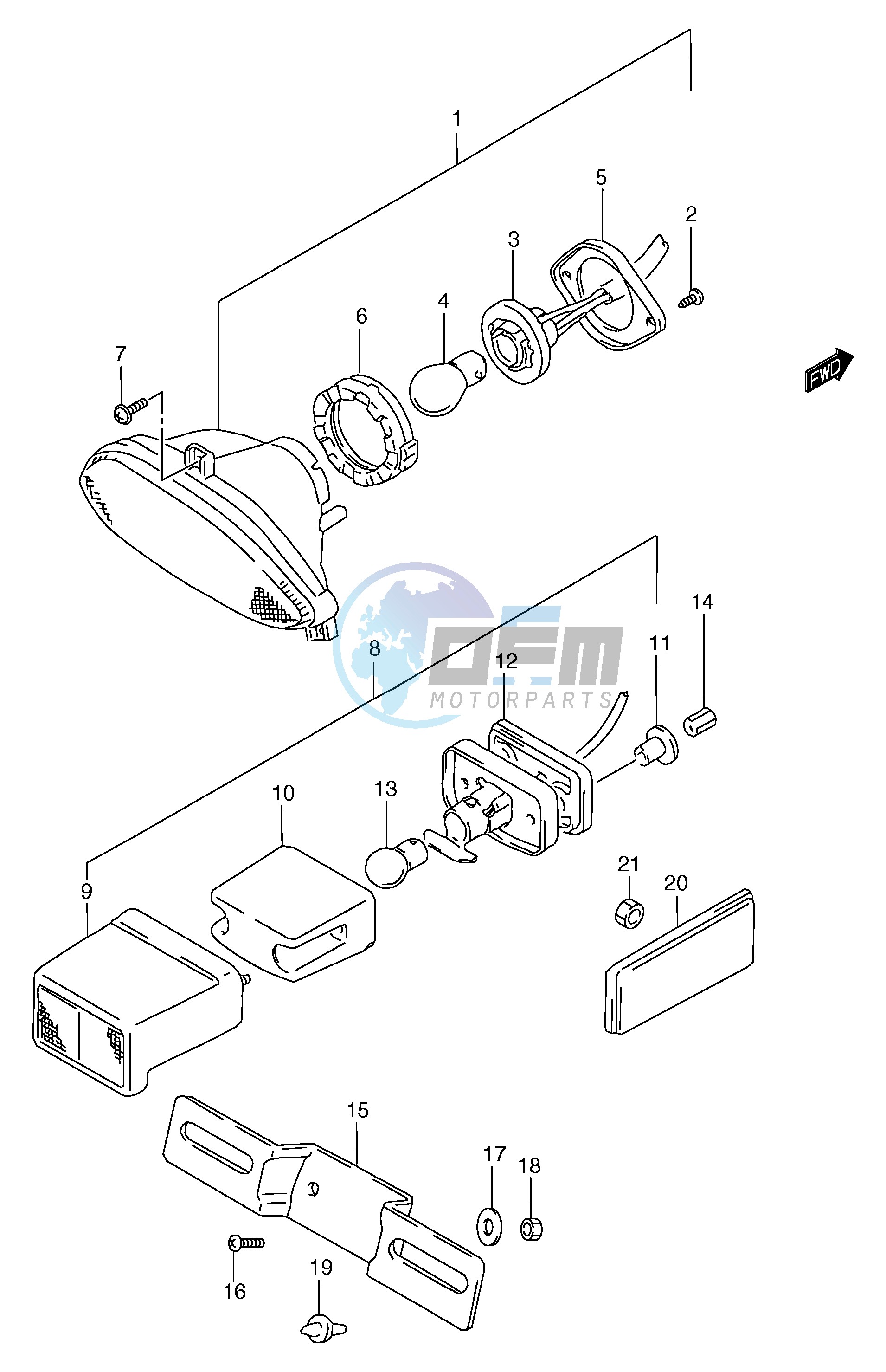 REAR COMBINATION LAMP