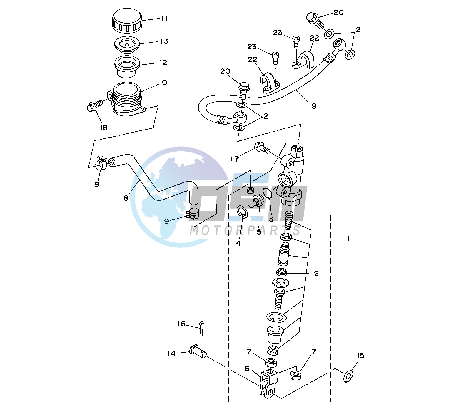 REAR MASTER CYLINDER