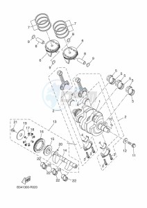 XTZ690 TENERE 700 (BEH3) drawing CRANKSHAFT & PISTON