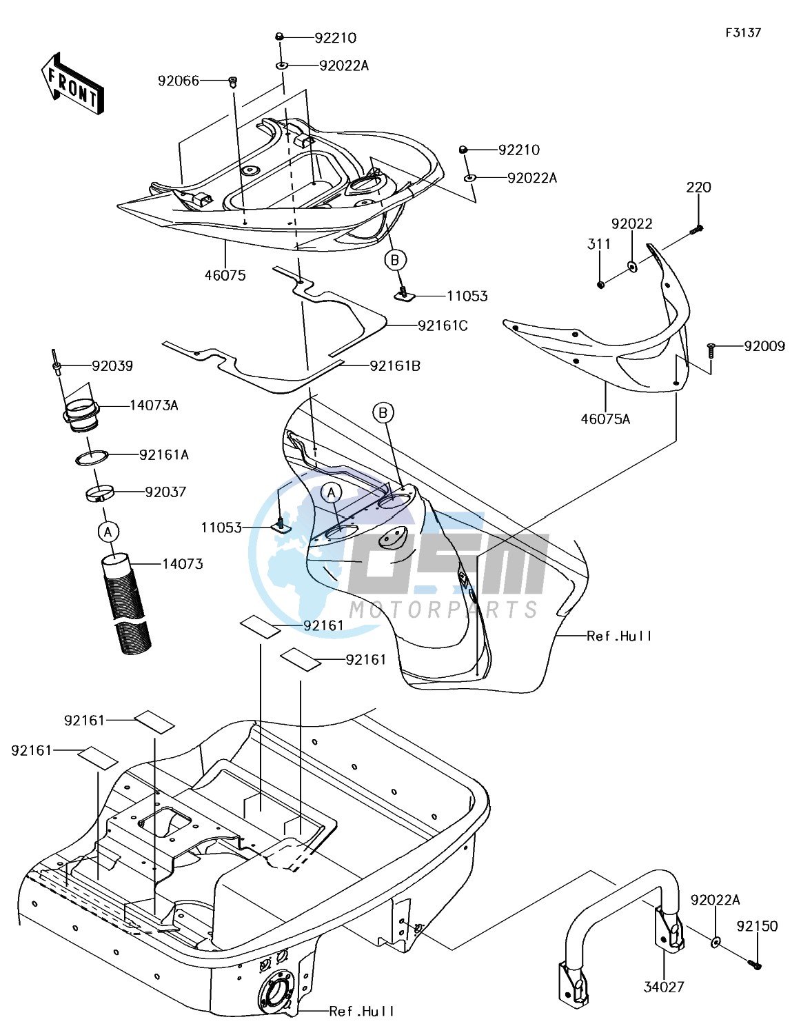 Hull Rear Fittings