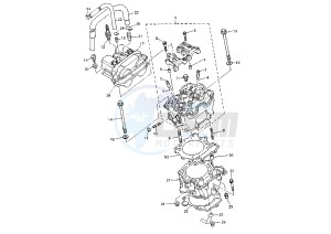 WR 400-426 F 426 drawing CYLINDER HEAD