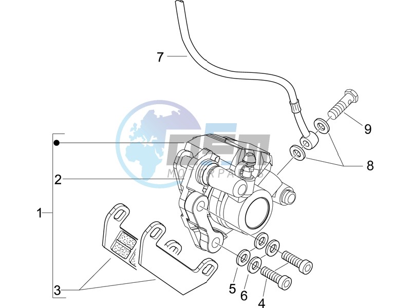 Brakes pipes - Calipers