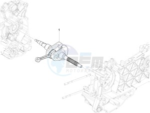 Liberty 150 4t 3v ie lem drawing Crankshaft