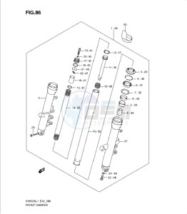 SV650/S drawing FRONT DAMPER (SV650SL1 E24)