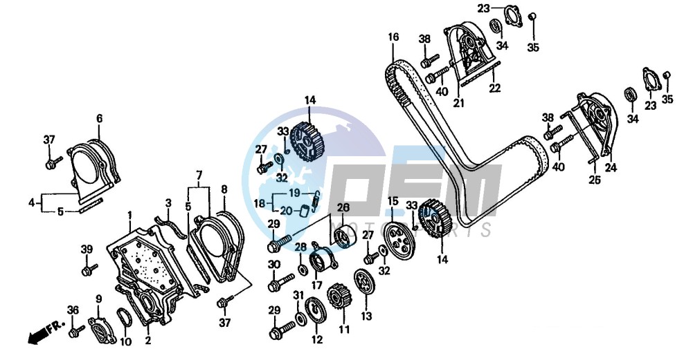 FRONT COVER/TIMING BELT