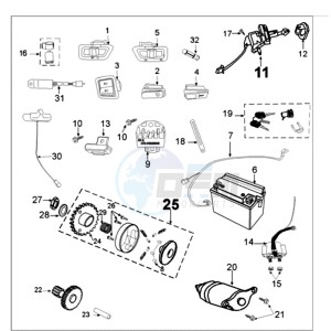 TWEET 50 N drawing ELECTRIC PART