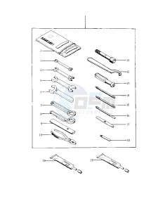 KZ 400 A (A1-A2) drawing OWNER TOOLS