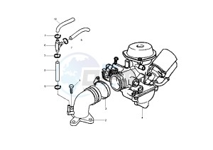 GRANTURISMO 125-200 drawing Caburetor Assy