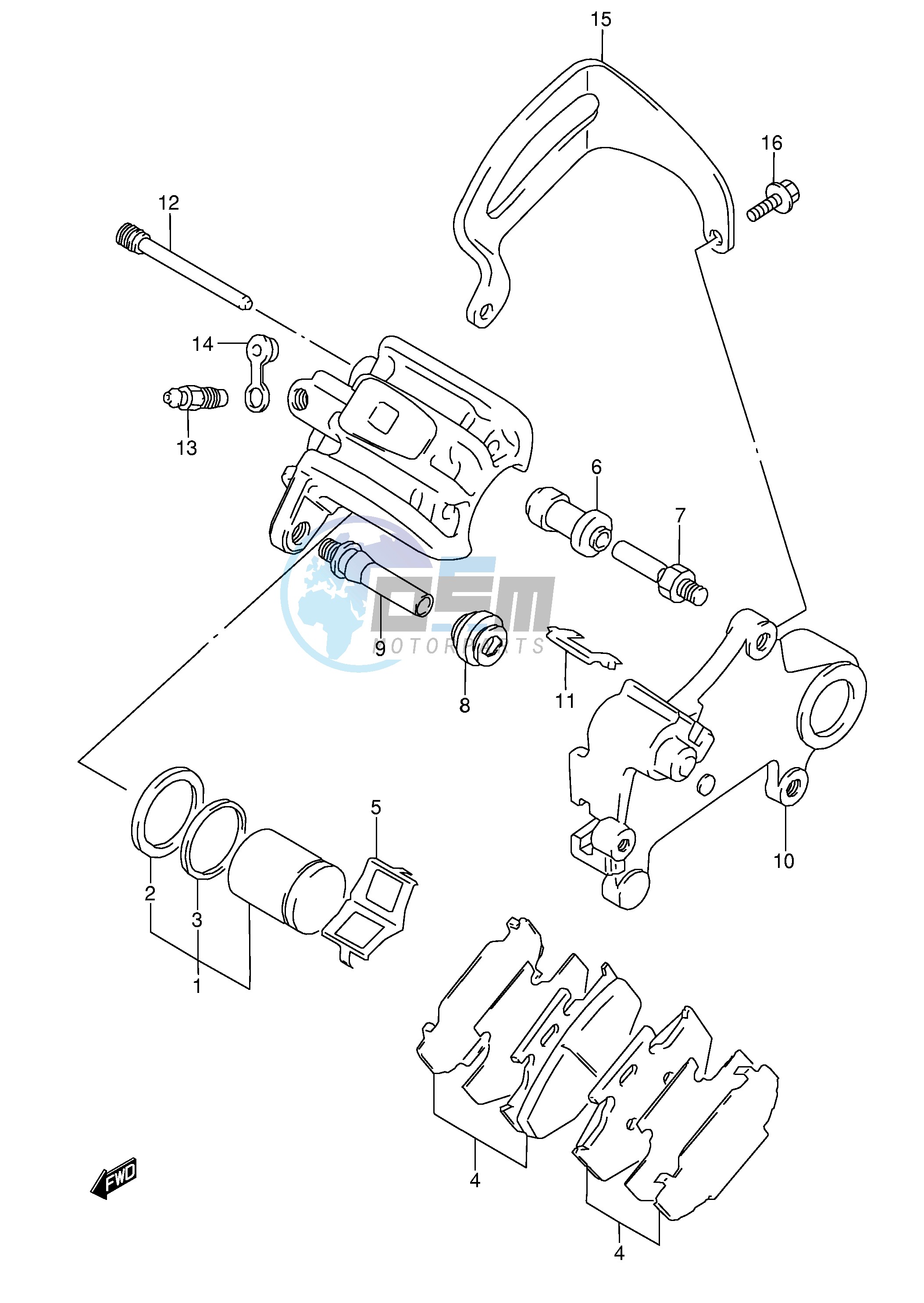 REAR CALIPERS (MODEL N)