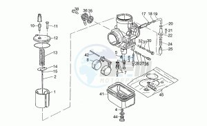 V 35 350 Florida Florida drawing Carburettor-spare parts