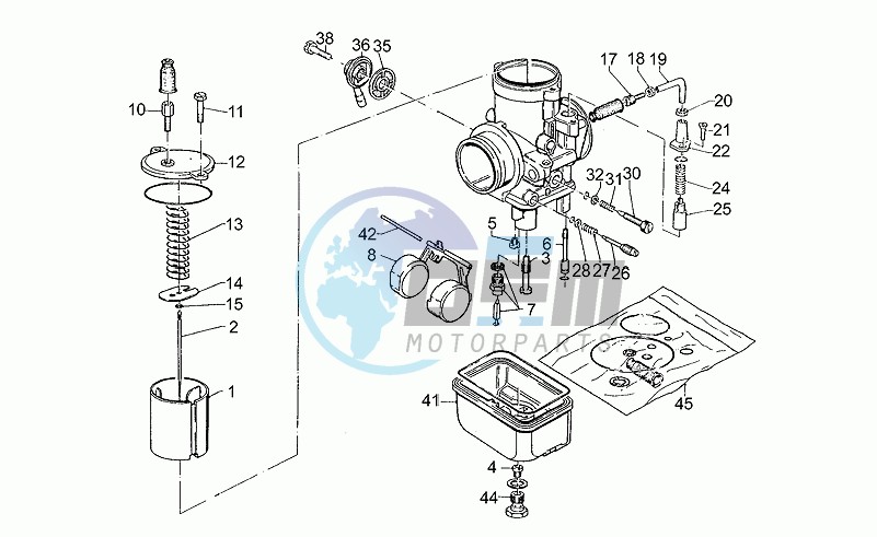 Carburettor-spare parts