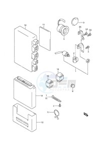 DF 50 drawing Engine Control Unit