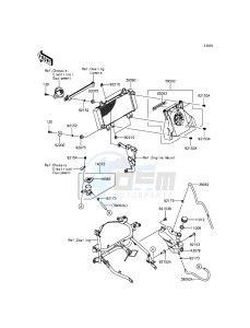 NINJA 300 EX300AEFA XX (EU ME A(FRICA) drawing Radiator