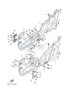 YXE700 YXE70WPAJ WOLVERINE R (B3D2) drawing SIDE COVER