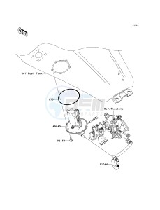 VN 1600 E [VULCAN 1600 CLASSIC] (6F) E6F drawing FUEL PUMP