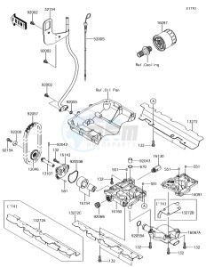 JET SKI ULTRA 310LX JT1500MHF EU drawing Oil Pump