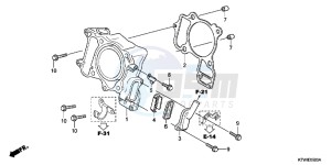 SH300B drawing CYLINDER/REED VALVE