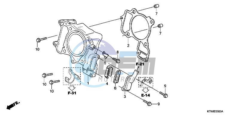 CYLINDER/REED VALVE