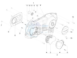 Typhoon 125 4T 2V E3 (NAFTA) drawing Crankcase cover - Crankcase cooling