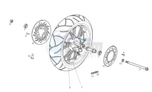 RCR_SMT 50 drawing Rear Wheel